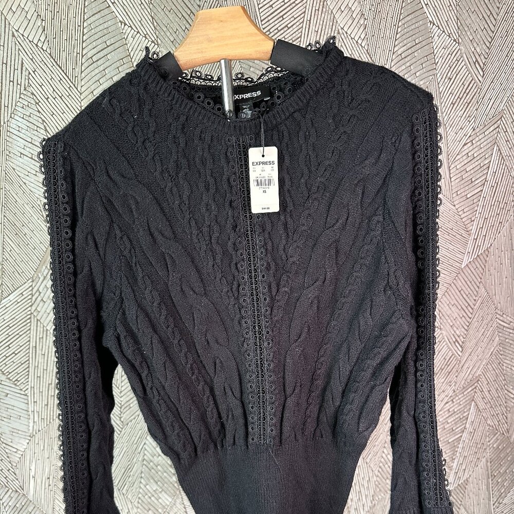 Black Express sweater